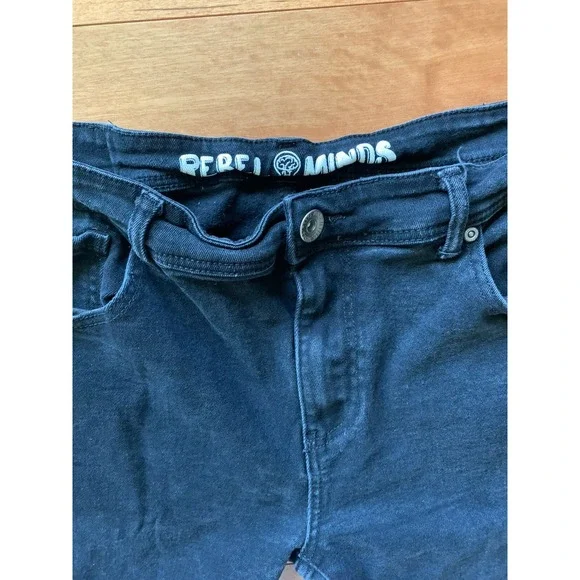 Rebel Minds Men's Black Denim Jeans Size‎ 38 32 (hem cut down from 35), Cotton+ - Picture 6 of 7